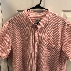 J Crew Seersucker Shirt